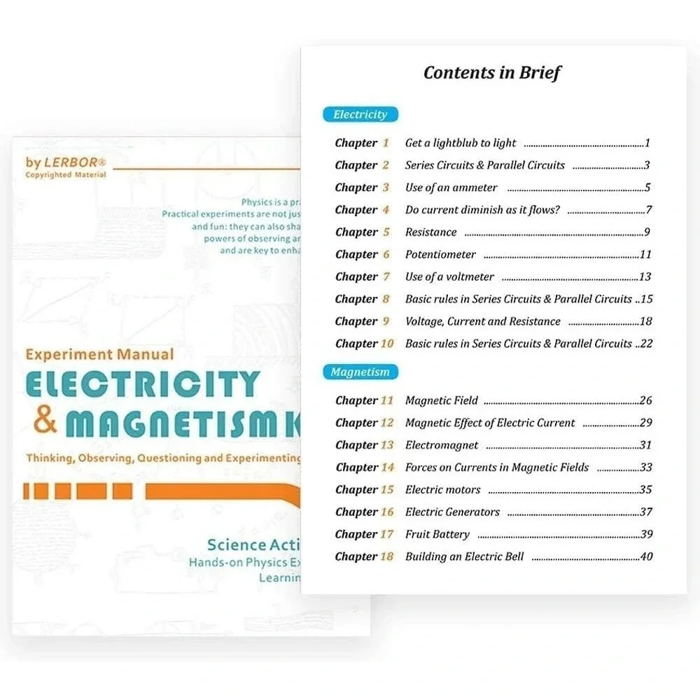 Electromagnetism Lab Kit Experiments Teenii Science Kit‎ Ages 8+ Homeschool